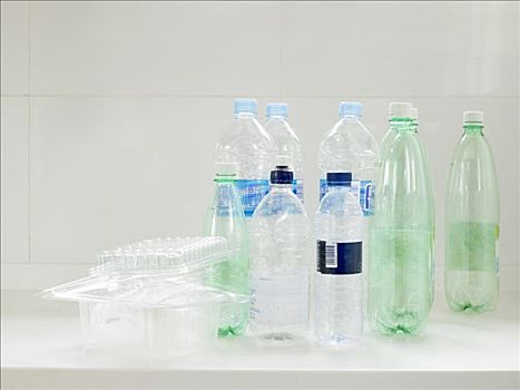 空,塑料瓶,容器,就绪,再循环