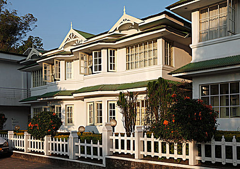 酒店,殖民风格,喀拉拉,印度,南亚,亚洲