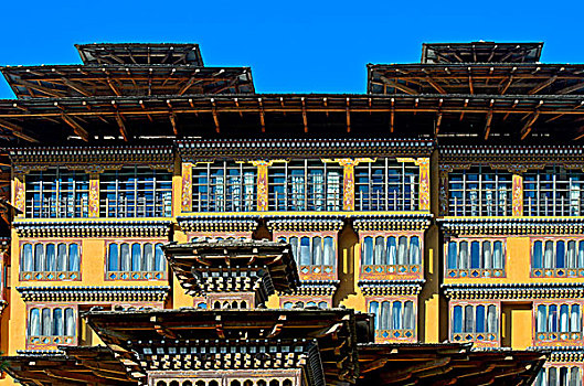 泰姬陵,酒店,外景,廷布,不丹,亚洲