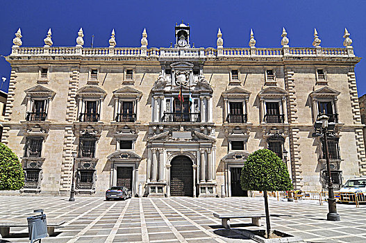 建筑,格拉纳达,广场,安达卢西亚,西班牙