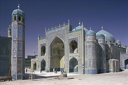 蓝色清真寺,马扎里沙里夫,阿富汗