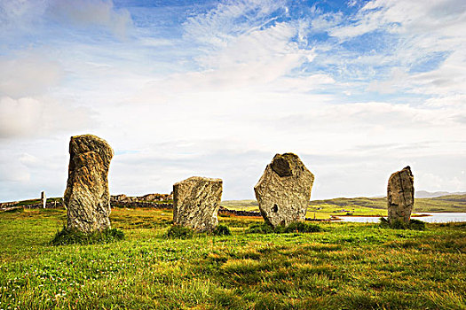 卡拉尼西,石头,刘易斯岛,外赫布里底群岛,苏格兰