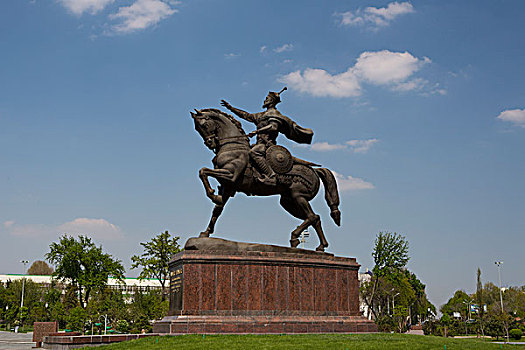 乌兹别克斯坦,塔什干,广场,纪念建筑