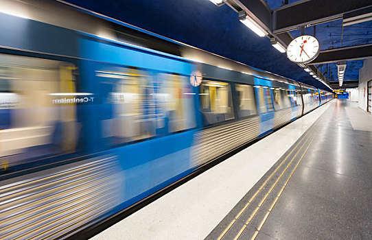 地铁,斯德哥尔摩,地铁站,瑞典,欧洲