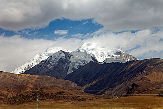 西藏,拉萨,念青唐古拉山