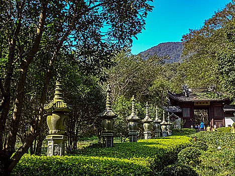 禅径幽幽－杭州永福禅寺