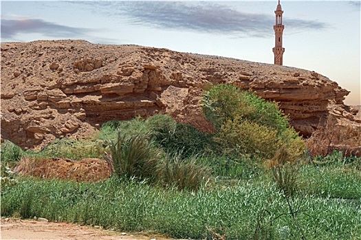 清真寺,荒漠景观