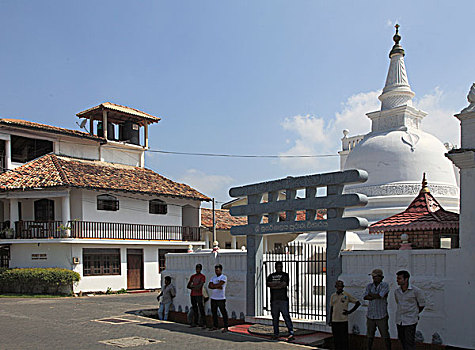 斯里兰卡,加勒,佛教寺庙