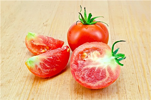 西红柿,木板