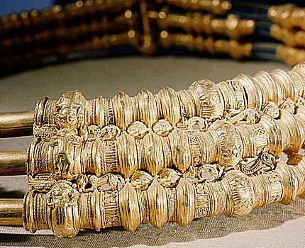 维京,黄金,领子,瑞典,迁徙,时期,6世纪