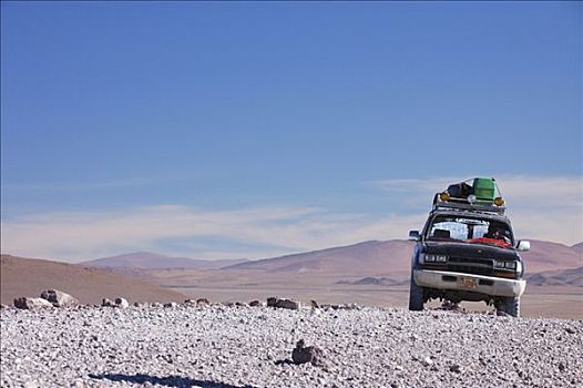 吉普车,高原,玻利维亚,南美