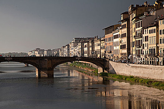 河边,建筑,佛罗伦萨