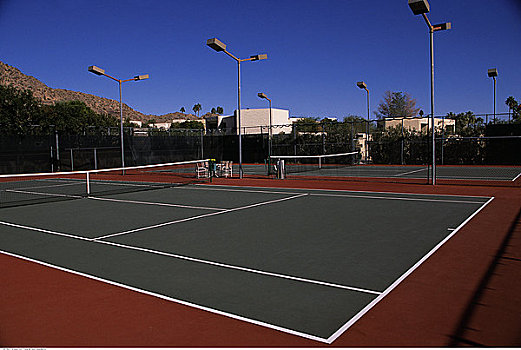 网球场,斯科茨代尔,亚利桑那,美国