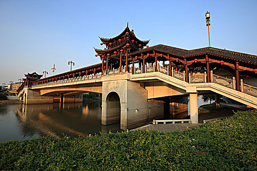 南京六合风雨廊桥
