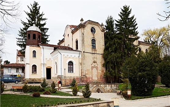 教堂,城镇,保加利亚