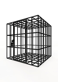 方形铁笼子怎么画图片