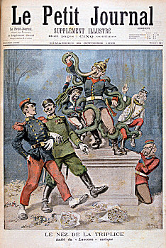 同盟国,鼻子,1896年,艺术家