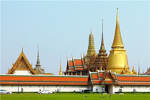 大皇宫,庙宇,翡翠佛,复杂,曼谷