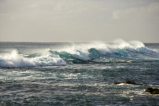 波浪,复活节岛,智利