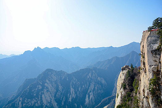 华山春日盛景