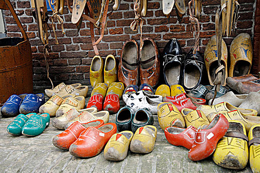 荷兰,木质,鞋,欧洲