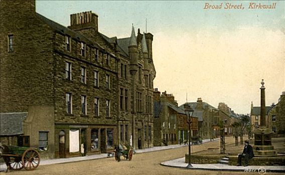 宽,街道,奥克尼郡,苏格兰,20世纪