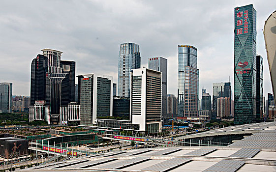 深圳现代高层建筑群