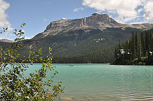 加拿大,风景,翡翠湖,落基山脉