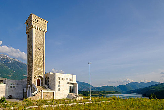 牢固,塔,历史,博物馆,2009年,阿尔巴尼亚,欧洲