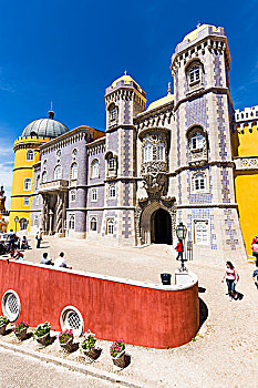 佩纳宫,世界遗产,辛特拉,葡萄牙