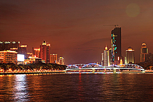 广州珠江夜色