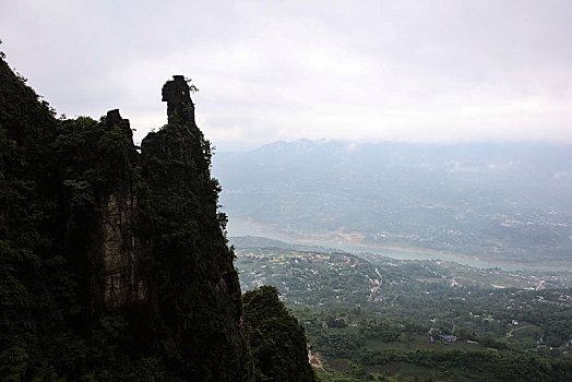 恩施,黄鹤峰,风景,景点,旅游,高山,山区,神秘,树木,植被,石头,鄂西,奇石,峡谷,壮观,云海,仙境