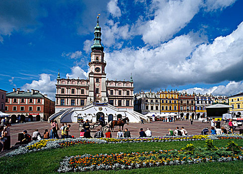 市政厅,市场,区域,波兰