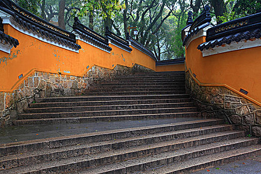 浙江普陀山法雨寺石梯