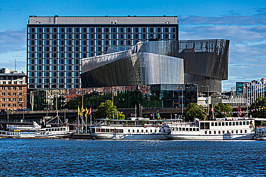 斯德哥尔摩,水岸,建筑,瑞典