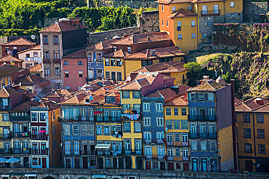 葡萄牙,波尔图,彩色,建筑
