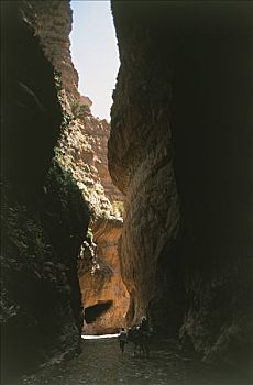 图像,大阿特拉斯山,峡谷