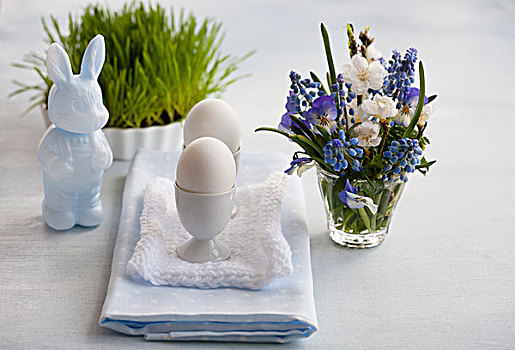 早餐蛋,桌子,复活节