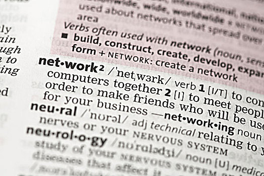 网络,定义,字典