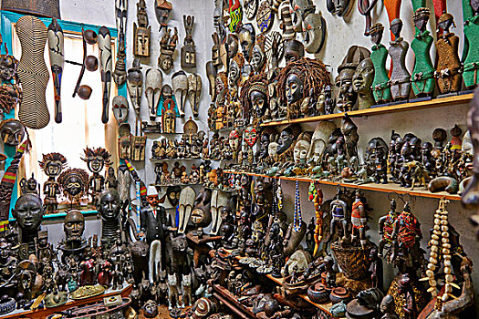 面具,店,开普敦,西海角,南非,非洲