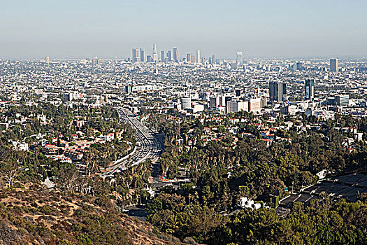 好莱坞,山,市区,洛杉矶,加利福尼亚,美国