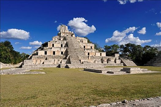 建筑,爱德菲斯,玛雅,遗址,场所,尤卡坦半岛,墨西哥