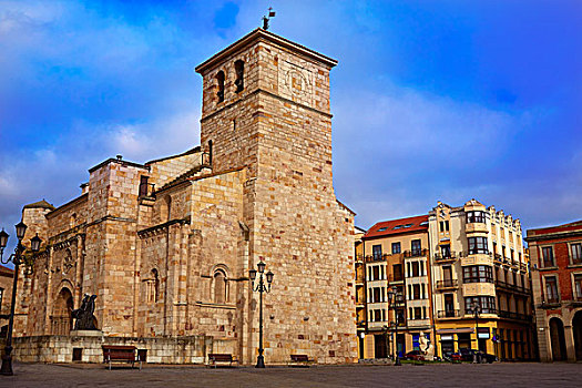 萨莫拉,圣胡安,教堂,马约尔广场,西班牙