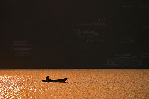 尼泊尔费瓦湖