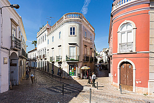 古建筑,老城,塔维拉,阿尔加维,葡萄牙