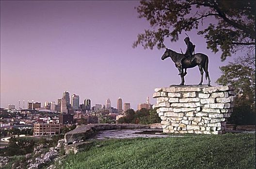 雕塑,堪萨斯城,密苏里,美国