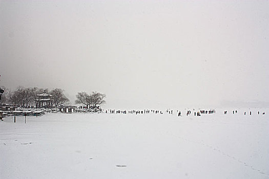 风雪,颐和园