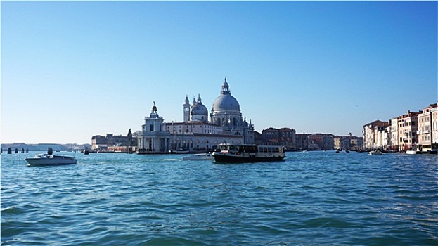 摩托艇,航行,大运河,威尼斯,意大利