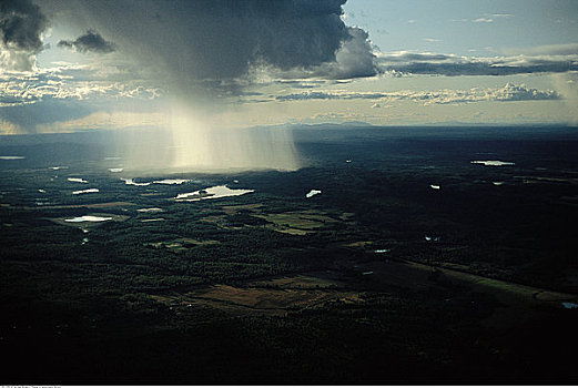 雨,俯视,王子,不列颠哥伦比亚省,加拿大