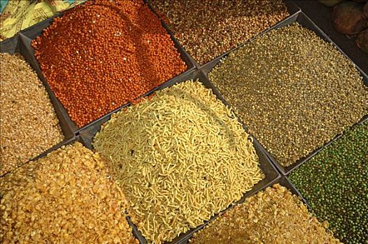 豆类,市场,迈索尔,印度,南亚